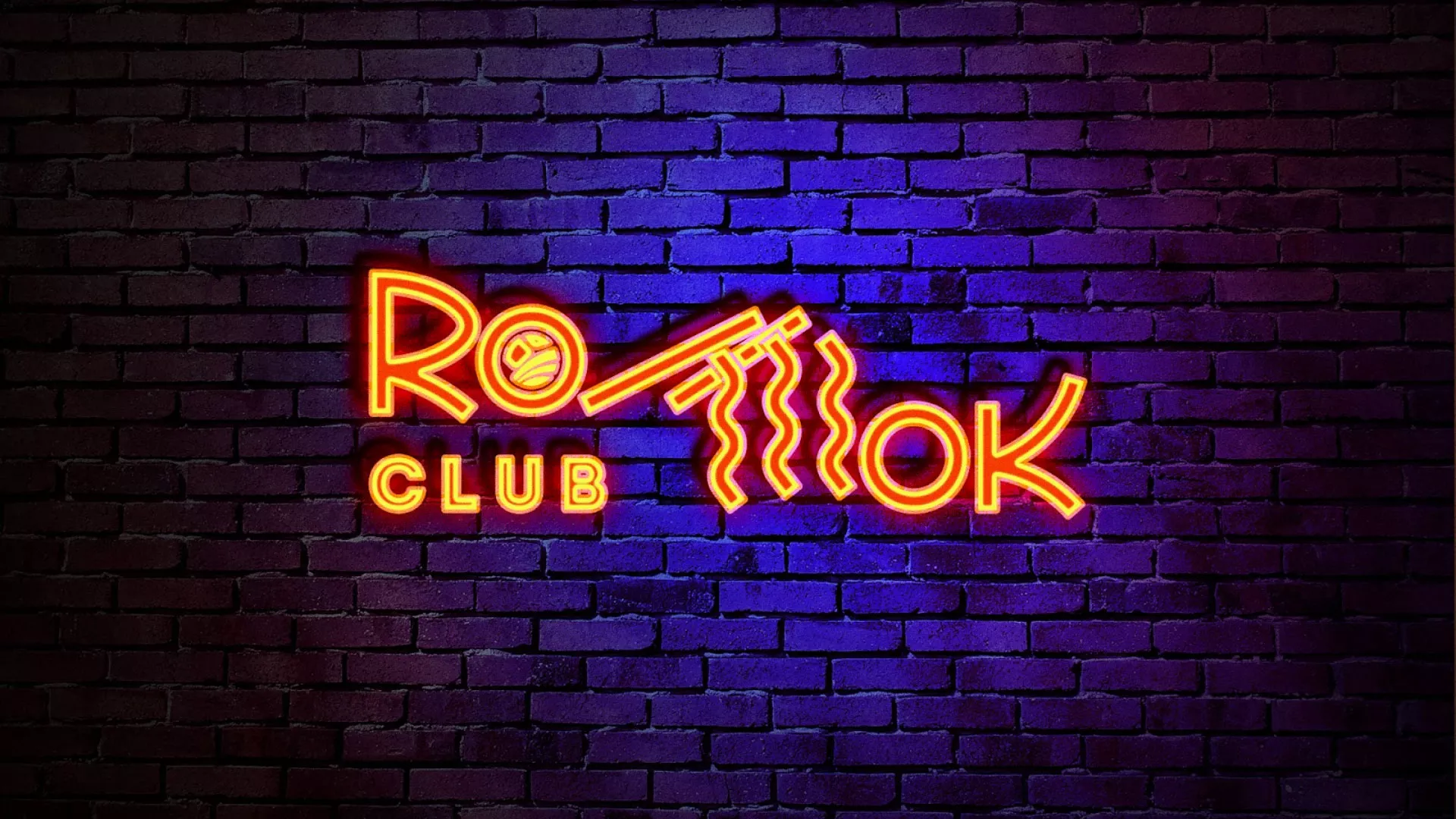 Разработка светящейся интерьерной вывески суши-бара «Roll Wok Club» в Короче Разработка светящейся интерьерной вывески суши-бара «Roll Wok Club» в Короче