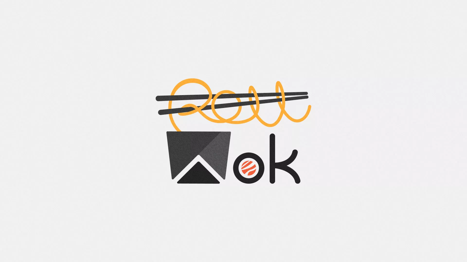 Разработка логотипа в Короче для суши-бара «Roll Wok Club» Разработка логотипа в Короче для суши-бара «Roll Wok Club»